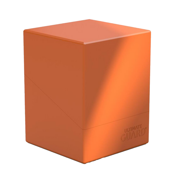 Boulder Deck Case 100+ - SOLID ORANGE - Ultimate Guard Deck Boxes - Poke-Collect