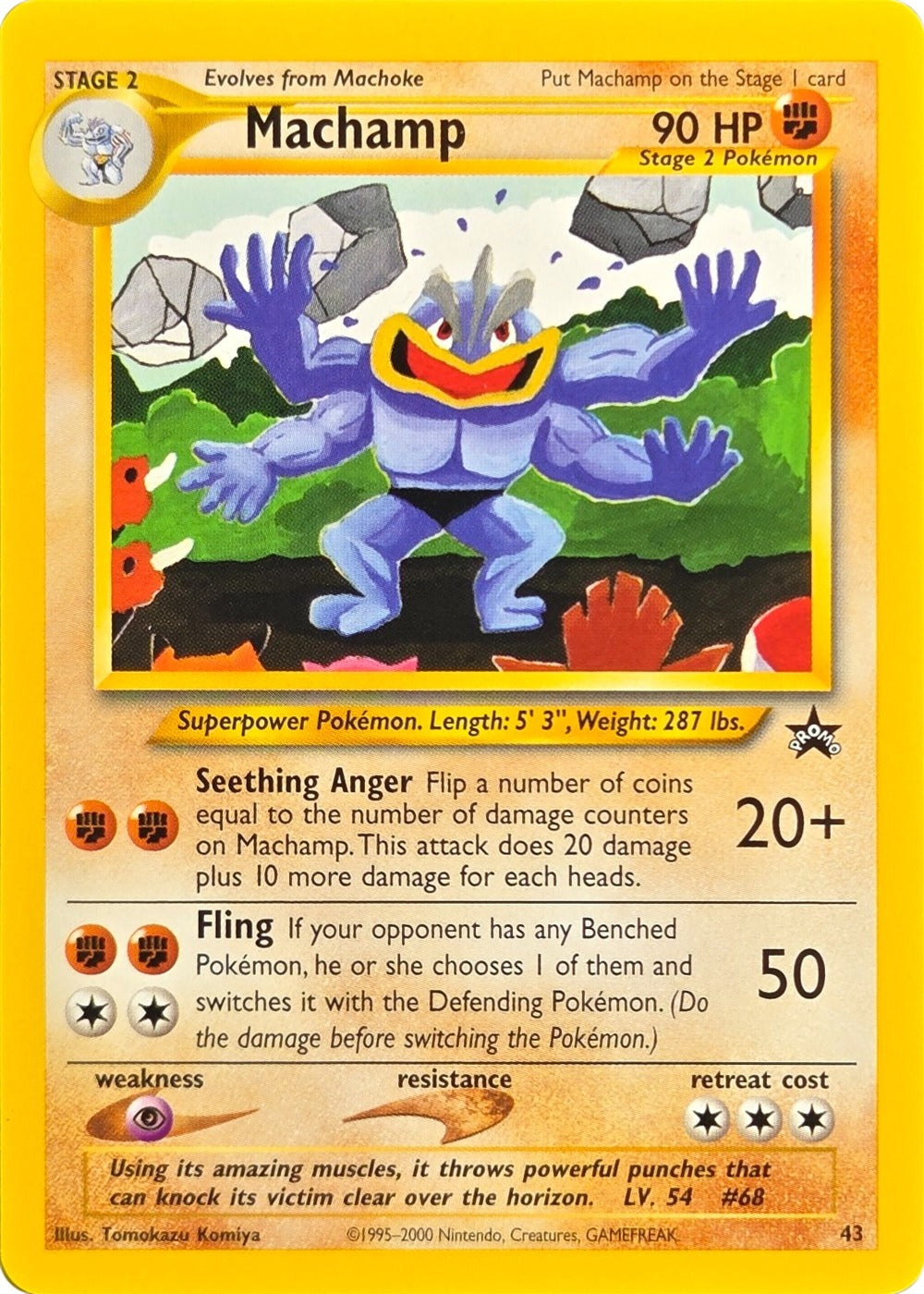 Machamp - 43 - Wizards Black Star Promo front