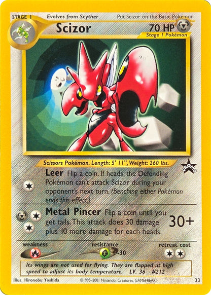 Scizor - 33 - Wizards Black Star Promo front