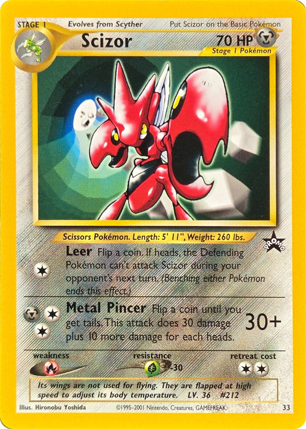 Scizor - 33 - Wizards Black Star Promo front