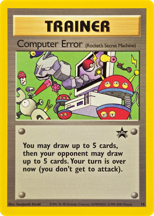 Computer Error - 16 - Wizards Black Star Promo front
