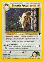 Giovanni's Persian - 8/132 - Gym Challenge Unlimited Holo Rare front