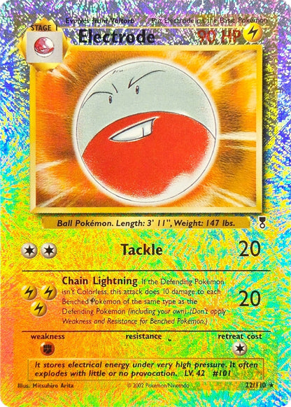 Electrode - 22/110 - Legendary Collection Reverse Holo front