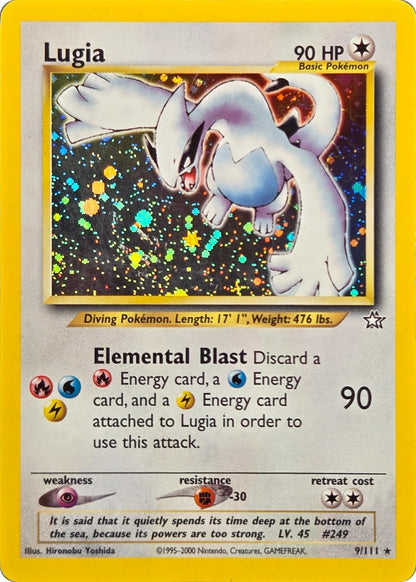 Lugia - 9/111 - Neo Genesis Unlimited Holo Rare front