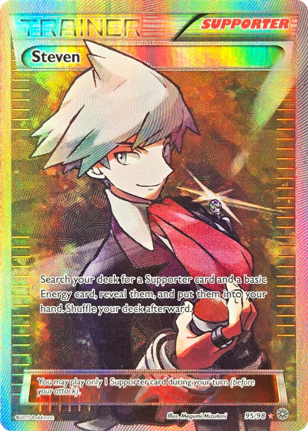Steven - 95/98 - Ancient Origins Full Art Ultra Rare Holo front