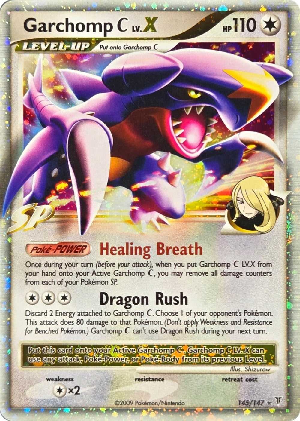 Garchomp C LV.X - 145/147 - Supreme Victors LV.X Holo Rare front