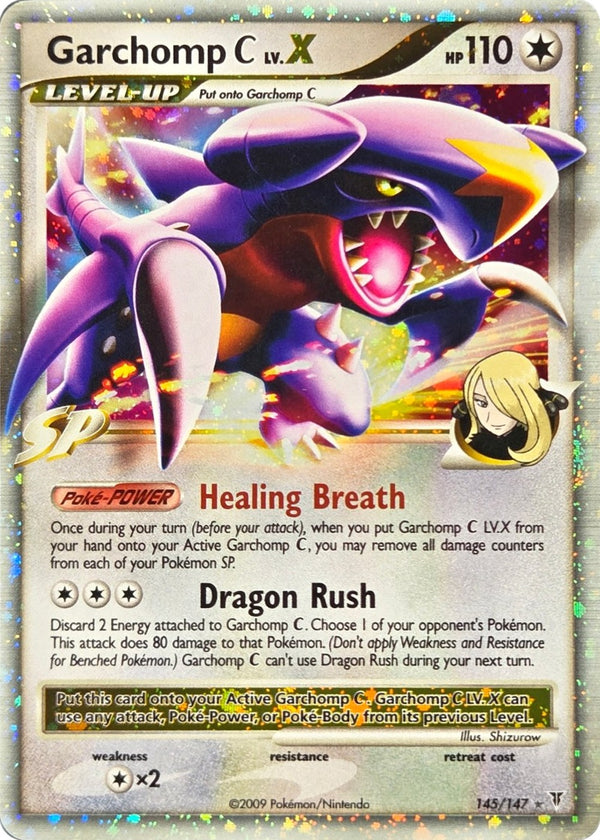 Garchomp C LV.X - 145/147 - Supreme Victors LV.X Holo Rare front