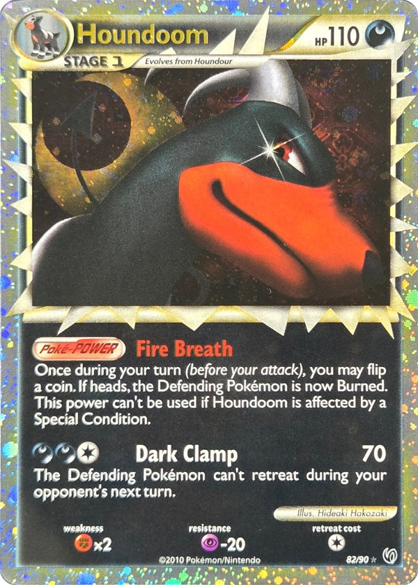 Houndoom Prime - 82/90 - Undaunted Prime Holo Rare front