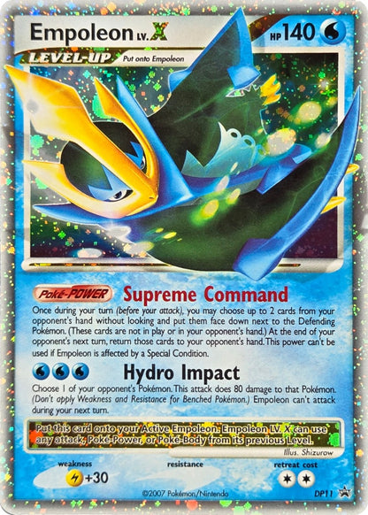 Empoleon LV.X - DP11 - DP Black Star Promos LV.X Promo Holo (Moderately Played) front