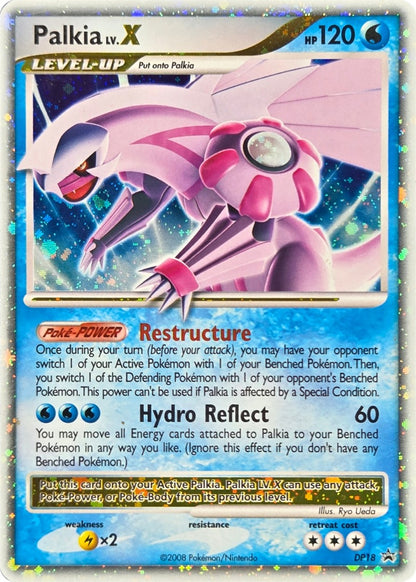 Palkia LV.X - DP18 - DP Black Star Promos LV.X Promo Holo (Lightly Played) front