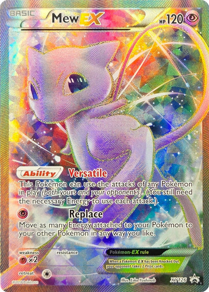 Mew EX - XY126 - XY Black Star Promos Full Art Promo Holo front