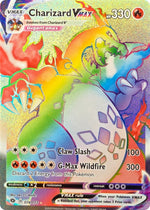 Charizard VMAX - 074/073 - Champion's Path Secret Rare Rainbow Holo front