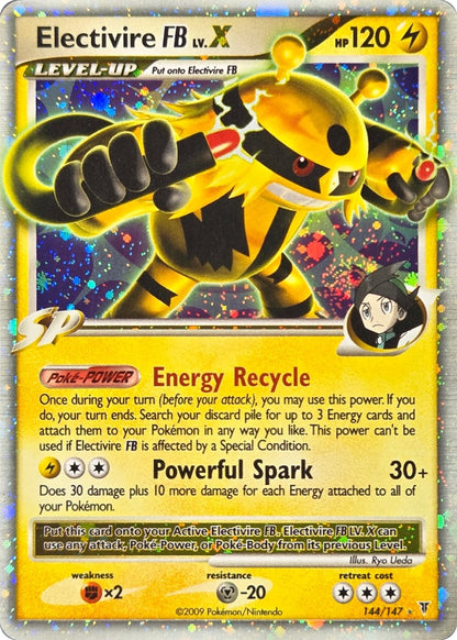 Electivire FB LV.X - 144/147 - Supreme Victors LV.X Holo Rare (Lightly Played) front
