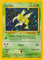 Scyther - 17/130 - Base Set 2 Holo Rare (Lightly Played) front