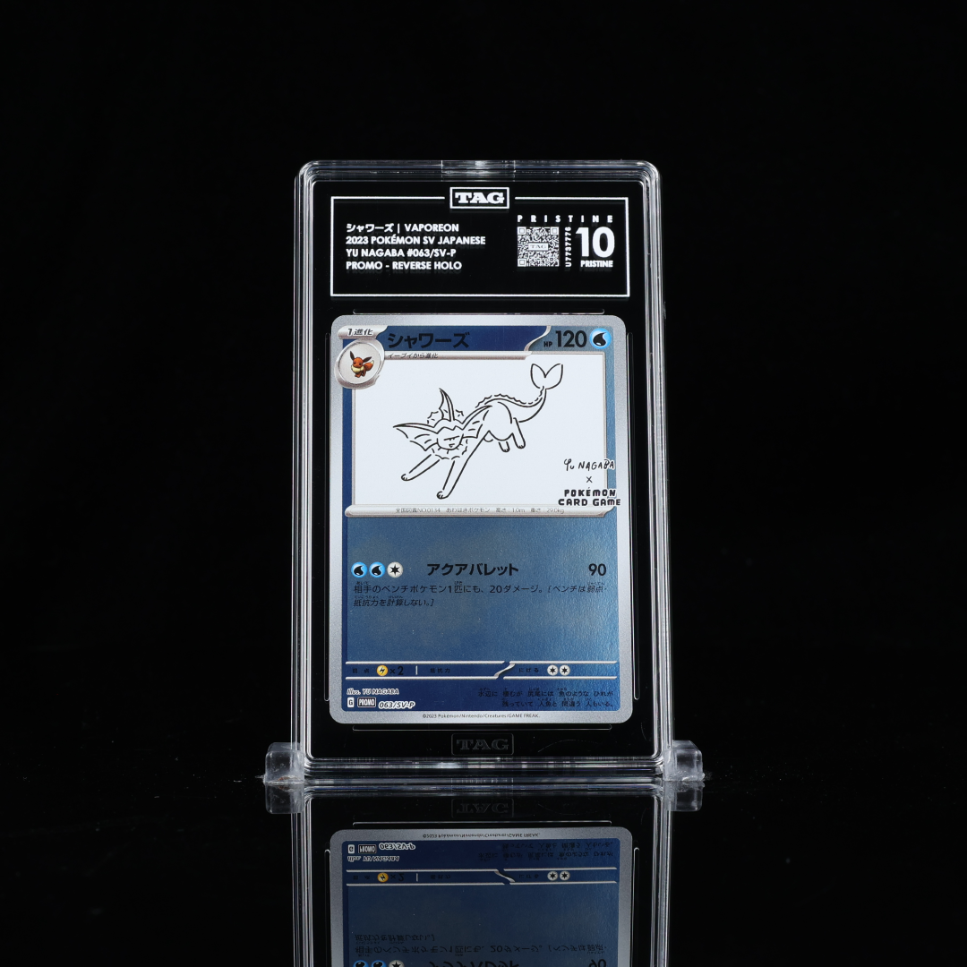 Vaporeon Yu Nagaba SV-P #063 TAG Pristine 10
