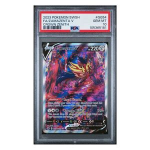 Zamazenta V FA Crown Zenith #GG54 PSA 10