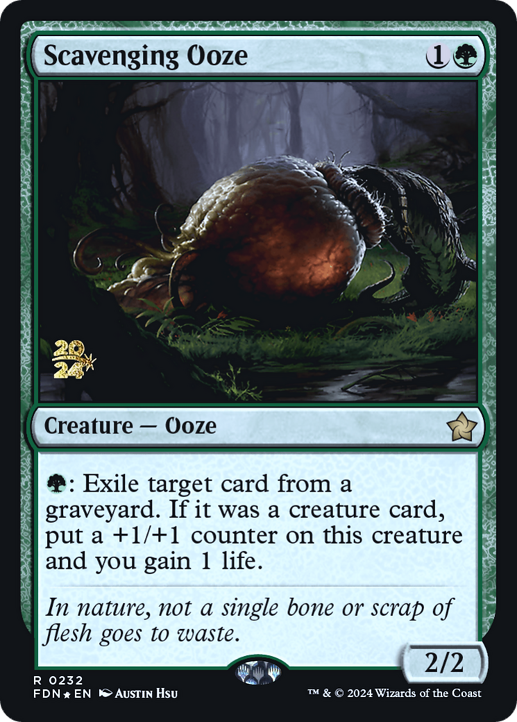 Scavenging Ooze (PRE-232) - Foundations Promos Foil