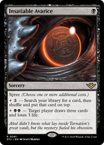 Insatiable Avarice (OTJ-091) - Outlaws of Thunder Junction: (spree) Foil - Poke-Collect