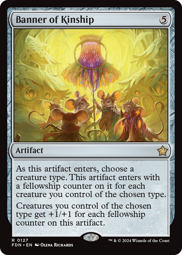 Banner of Kinship (FDN-127) - Foundations Foil - Poke-Collect