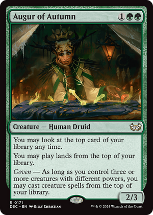 Augur of Autumn (DSC-171) - Duskmourn: House of Horror Commander