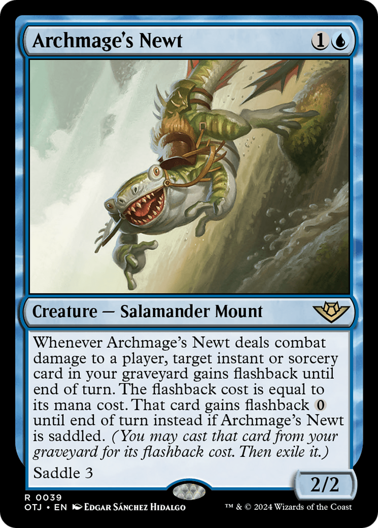 Archmage's Newt (OTJ-039) - Outlaws of Thunder Junction - Poke-Collect