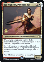 Taii Wakeen, Perfect Shot (PRE-234) - Outlaws of Thunder Junction Promos Foil - Poke-Collect