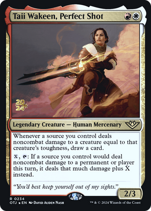 Taii Wakeen, Perfect Shot (PRE-234) - Outlaws of Thunder Junction Promos Foil - Poke-Collect