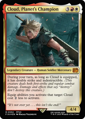 Cloud, Planet's Champion (FIN-552) - FINAL FANTASY Foil - Poke-Collect