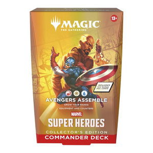 Magic the Gathering: Universes Beyond Marvel Super Heroes Commander Collector Deck - Avengers Assemble
