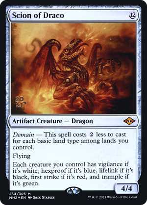 Scion of Draco (PRE-234S) - Modern Horizons 2 Promos Foil