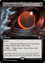 Insatiable Avarice (OTJ-325) - Outlaws of Thunder Junction: (Extended Art, spree) Foil - Poke-Collect
