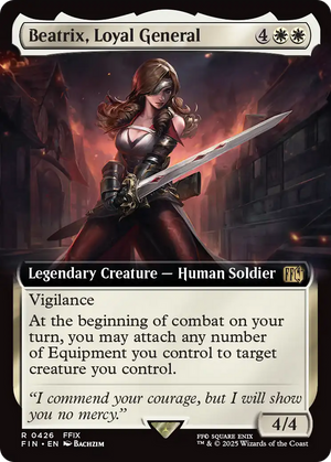 Beatrix, Loyal General (FIN-426) - FINAL FANTASY: (Extended Art)