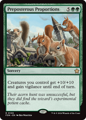 Preposterous Proportions (FDN-109) - Foundations Foil