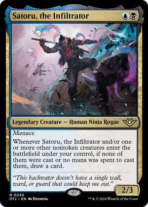 Satoru, the Infiltrator (OTJ-230) - Outlaws of Thunder Junction Foil - Poke-Collect