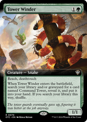 Tower Winder (OTC-070) - Outlaws of Thunder Junction Commander: (Extended Art)