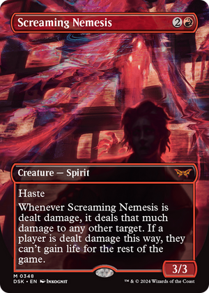Screaming Nemesis (DSK-348) - Duskmourn: House of Horror (Borderless) Foil - Poke-Collect