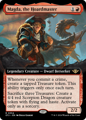 Magda, the Hoardmaster (OTJ-334) - Outlaws of Thunder Junction: (Extended Art) Foil
