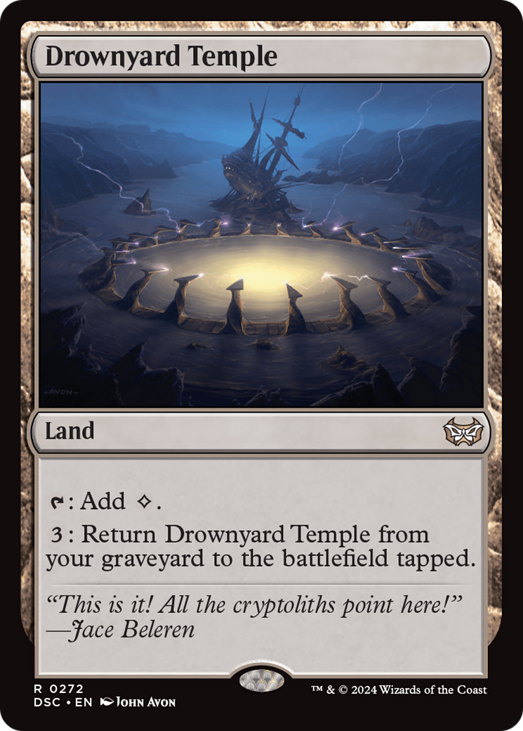 Drownyard Temple (DSC-272) - Duskmourn: House of Horror Commander - Poke-Collect