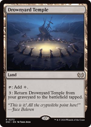 Drownyard Temple (DSC-272) - Duskmourn: House of Horror Commander - Poke-Collect