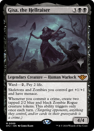 Gisa, the Hellraiser (PPOTJ-089) - Outlaws of Thunder Junction Promos - Poke-Collect