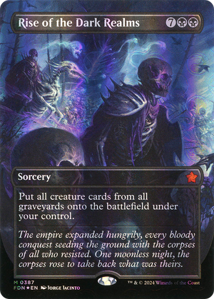 Rise of the Dark Realms (FDN-387) - Foundations (Borderless) Foil