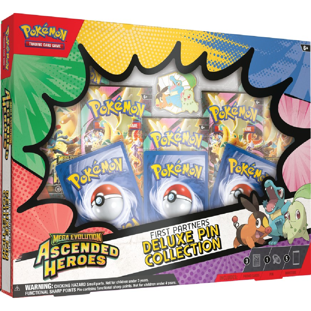 Mega Evolution: Ascended Heroes First Partners Deluxe Pin Collection