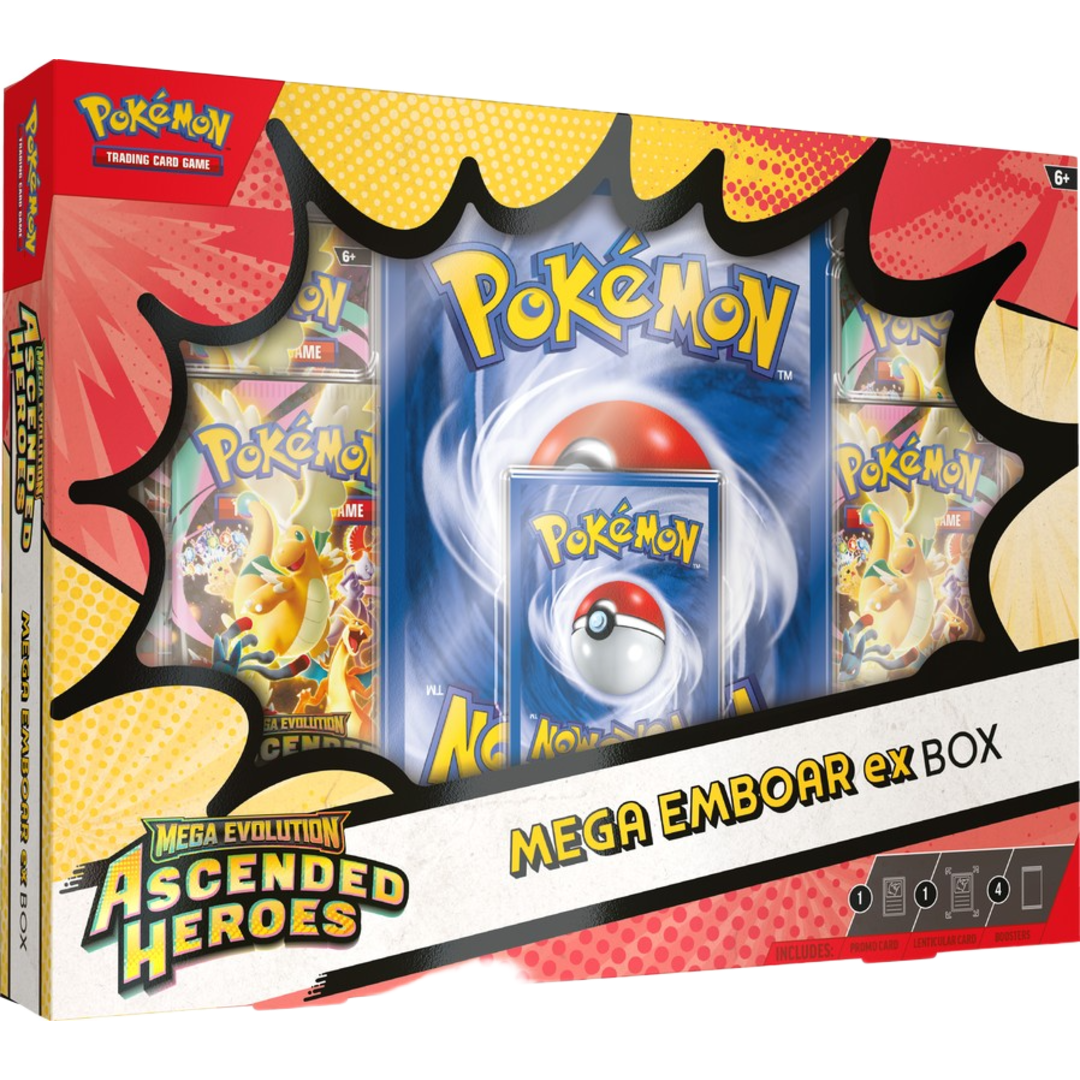 Mega Evolution: Ascended Heroes Mega Ex Box (Emboar)