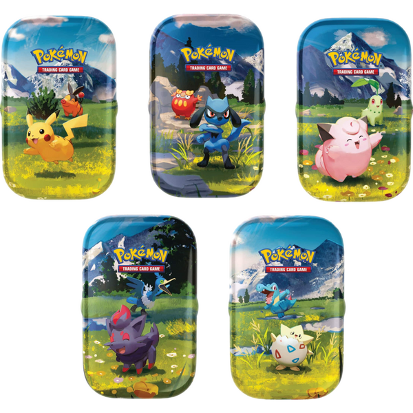 pokemon trading card games mega evolutions mini tins 10ct Mega Evolution: Ascended Heroes Mini Tin (Set of 5)