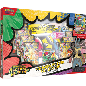 Mega Evolution: Ascended Heroes Premium Poster Collection (Mega Lucario)