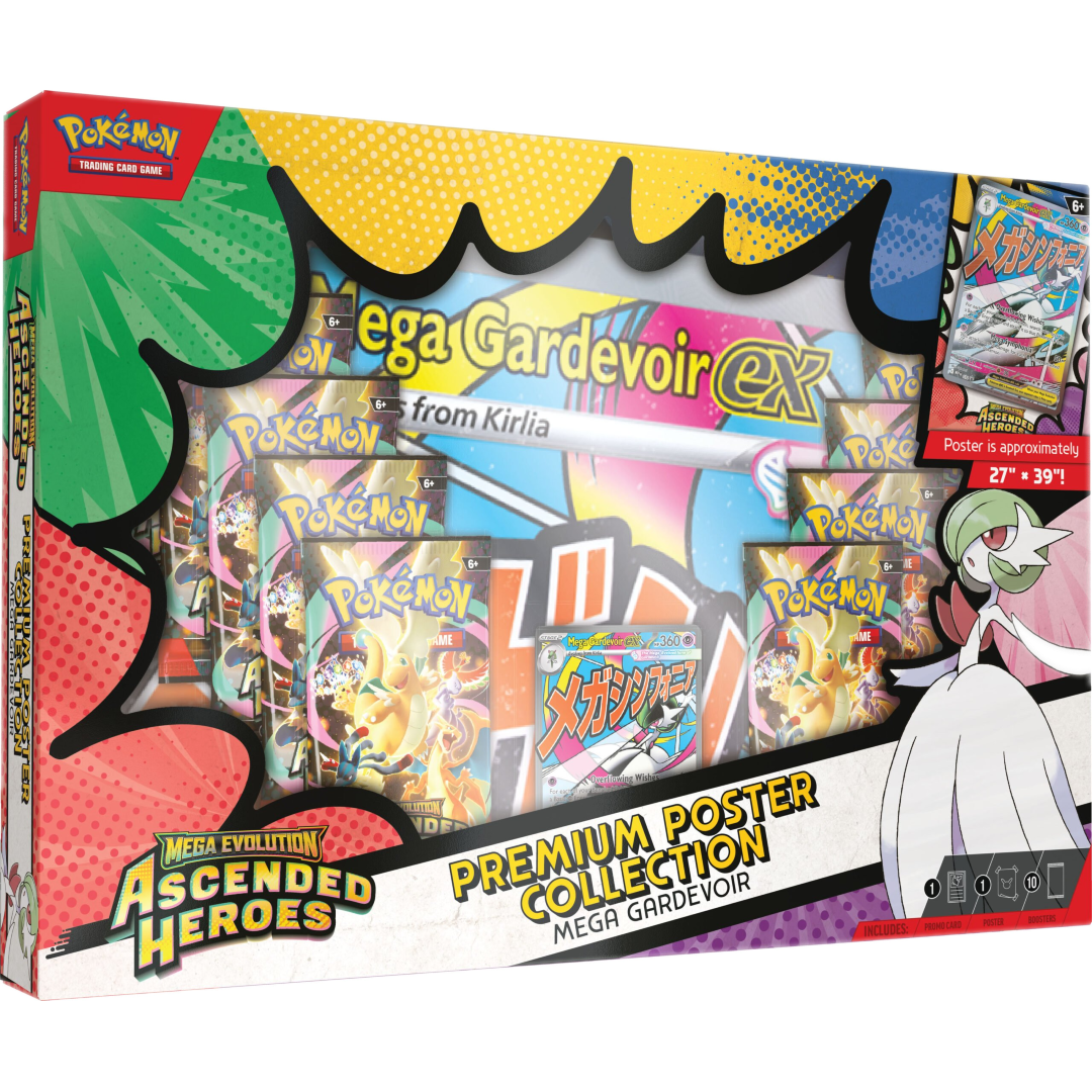 Mega Evolution: Ascended Heroes Premium Poster Collection (Mega Gardevoir)