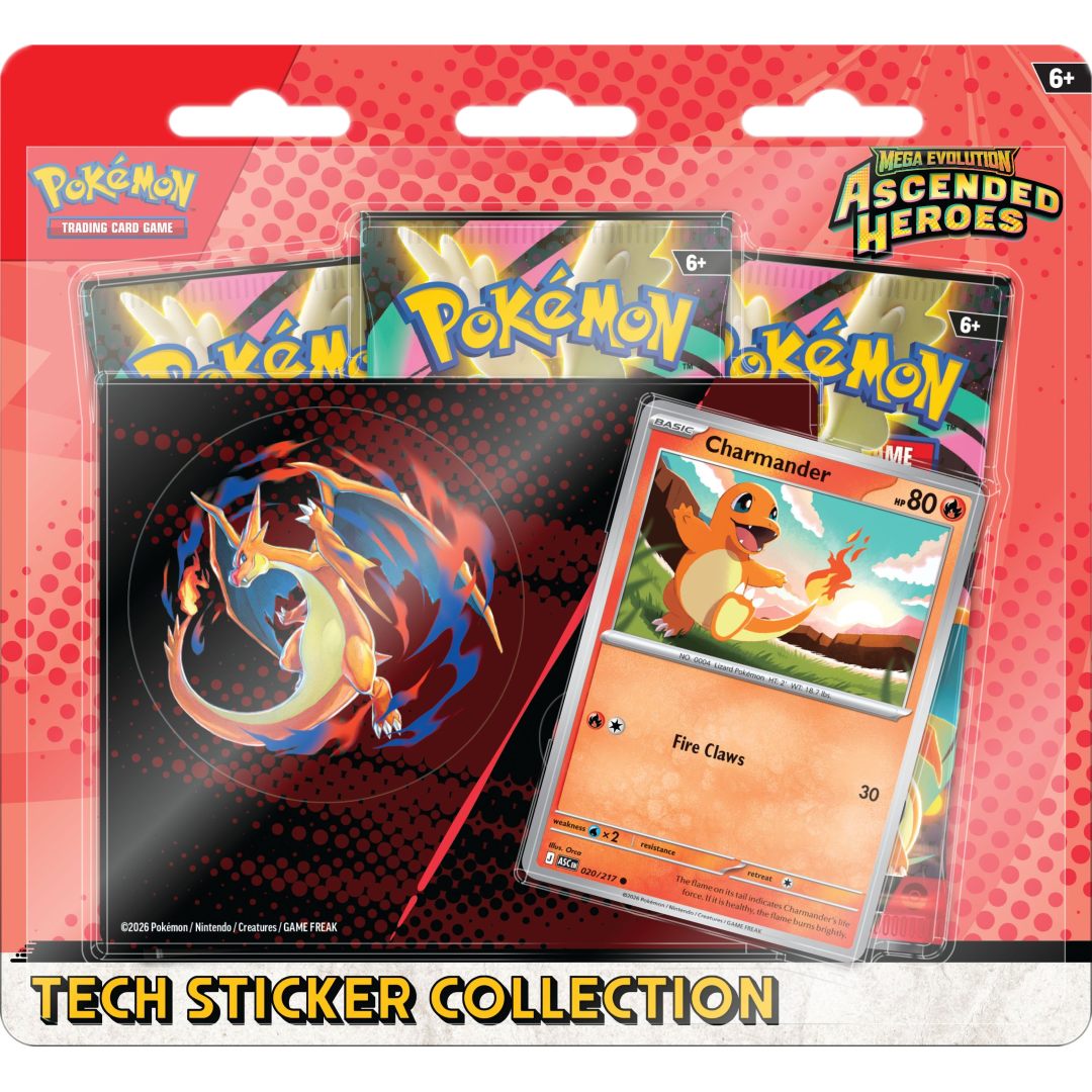 Mega Evolution: Ascended Heroes Tech Sticker Collection (Mega Charizard Y)