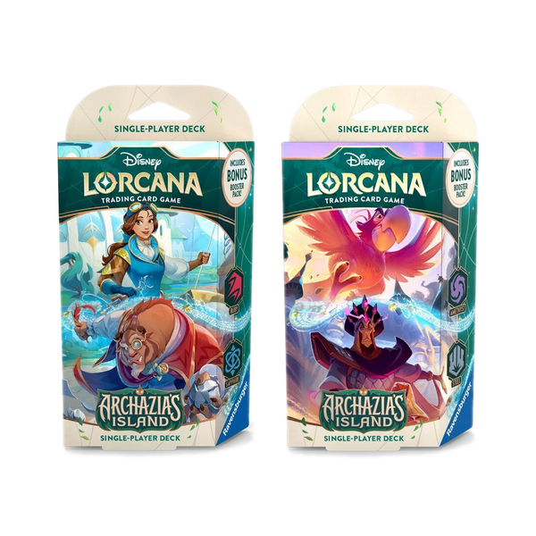 Disney Lorcana: Archazia's Island Starter Deck Bundle (Set of 2) Disney Lorcana: Archazia's Island Starter Deck Bundle (Set of 2)