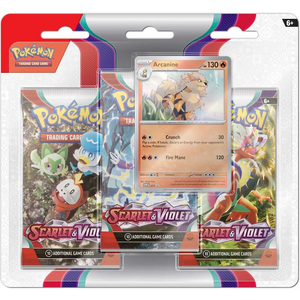 Scarlet & Violet 3 Pack Blister [Arcanine] - SV01 Scarlet & Violet Base Set