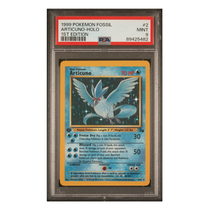 Articuno Holo Fossil 1st Edition #2 PSA 9